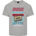 Music in the Soul Heard by the Universe Kids T-Shirt Childrens Sports Grey