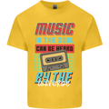 Music in the Soul Heard by the Universe Kids T-Shirt Childrens Yellow