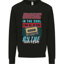 Music in the Soul Heard by the Universe Mens Sweatshirt Jumper Black