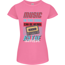 Music in the Soul Heard by the Universe Womens Petite Cut T-Shirt Azalea