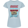 Music in the Soul Heard by the Universe Womens Petite Cut T-Shirt Light Blue
