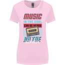 Music in the Soul Heard by the Universe Womens Wider Cut T-Shirt Light Pink