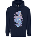Musical Keyboard Dragon Childrens Kids Hoodie Navy Blue