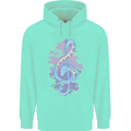 Musical Keyboard Dragon Childrens Kids Hoodie Peppermint