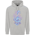 Musical Keyboard Dragon Childrens Kids Hoodie Sports Grey