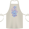 Musical Keyboard Dragon Cotton Apron 100% Organic Natural