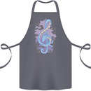 Musical Keyboard Dragon Cotton Apron 100% Organic Steel