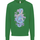 Musical Keyboard Dragon Kids Sweatshirt Jumper Irish Green