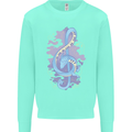 Musical Keyboard Dragon Kids Sweatshirt Jumper Peppermint