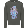 Musical Keyboard Dragon Kids Sweatshirt Jumper Storm Grey