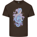 Musical Keyboard Dragon Kids T-Shirt Childrens Chocolate