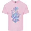 Musical Keyboard Dragon Kids T-Shirt Childrens Light Pink