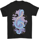 Musical Keyboard Dragon Mens T-Shirt Cotton Gildan Black