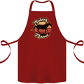Mustang Mama Equestrian Horse Cotton Apron 100% Organic Maroon