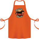 Mustang Mama Equestrian Horse Cotton Apron 100% Organic Orange