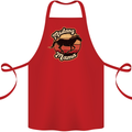 Mustang Mama Equestrian Horse Cotton Apron 100% Organic Red