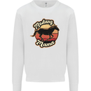 Mustang Mama Equestrian Horse Kids Sweatshirt Jumper White