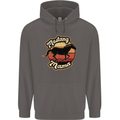 Mustang Mama Equestrian Horse Mens 80% Cotton Hoodie Charcoal