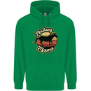 Mustang Mama Equestrian Horse Mens 80% Cotton Hoodie Irish Green