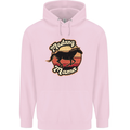 Mustang Mama Equestrian Horse Mens 80% Cotton Hoodie Light Pink