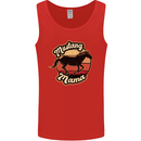 Mustang Mama Equestrian Horse Mens Vest Tank Top Red