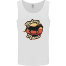 Mustang Mama Equestrian Horse Mens Vest Tank Top White