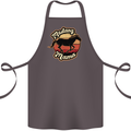 Mustang Mama Equestrian Horse Mothers Day Cotton Apron 100% Organic Dark Grey