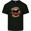 Mustang Mama Equestrian Horse Mothers Day Kids T-Shirt Childrens Black