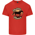Mustang Mama Equestrian Horse Mothers Day Kids T-Shirt Childrens Red