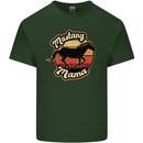 Mustang Mama Equestrian Horse Mothers Day Mens Cotton T-Shirt Tee Top Forest Green