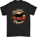 Mustang Mama Equestrian Horse Mothers Day Mens T-Shirt 100% Cotton Black
