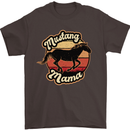 Mustang Mama Equestrian Horse Mothers Day Mens T-Shirt 100% Cotton Dark Chocolate