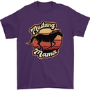 Mustang Mama Equestrian Horse Mothers Day Mens T-Shirt 100% Cotton Purple