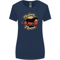 Mustang Mama Equestrian Horse Mothers Day Womens Wider Cut T-Shirt Navy Blue