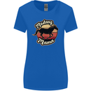 Mustang Mama Equestrian Horse Womens Wider Cut T-Shirt Royal Blue