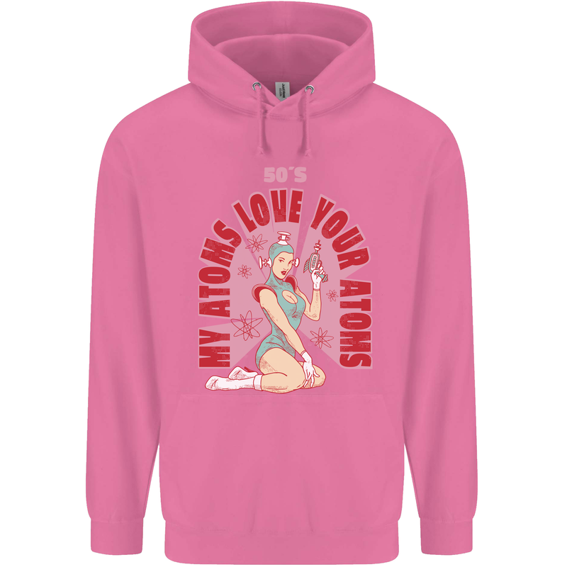 My Atoms Love Funny Physics Valentine's Day Mens 80% Cotton Hoodie Azelea