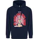 My Atoms Love Funny Physics Valentine's Day Mens 80% Cotton Hoodie Navy Blue