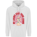 My Atoms Love Funny Physics Valentine's Day Mens 80% Cotton Hoodie White