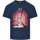 My Atoms Love Funny Physics Valentine's Day Mens Cotton T-Shirt Tee Top Navy Blue