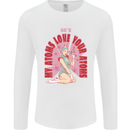 My Atoms Love Funny Physics Valentine's Day Mens Long Sleeve T-Shirt White