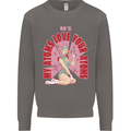 My Atoms Love Funny Physics Valentine's Day Mens Sweatshirt Jumper Charcoal