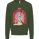 My Atoms Love Funny Physics Valentine's Day Mens Sweatshirt Jumper Forest Green