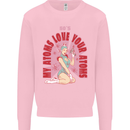 My Atoms Love Funny Physics Valentine's Day Mens Sweatshirt Jumper Light Pink