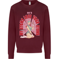 My Atoms Love Funny Physics Valentine's Day Mens Sweatshirt Jumper Maroon
