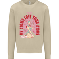 My Atoms Love Funny Physics Valentine's Day Mens Sweatshirt Jumper Sand