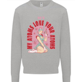 My Atoms Love Funny Physics Valentine's Day Mens Sweatshirt Jumper Sports Grey