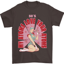 My Atoms Love Funny Physics Valentine's Day Mens T-Shirt Cotton Gildan Dark Chocolate