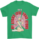 My Atoms Love Funny Physics Valentine's Day Mens T-Shirt Cotton Gildan Irish Green