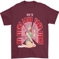 My Atoms Love Funny Physics Valentine's Day Mens T-Shirt Cotton Gildan Maroon