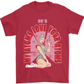 My Atoms Love Funny Physics Valentine's Day Mens T-Shirt Cotton Gildan Red